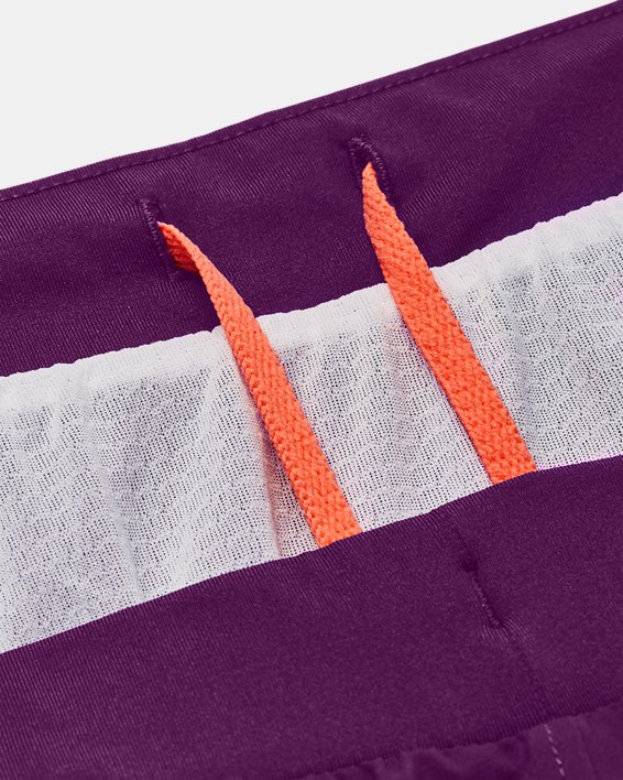 Women's UA Fly-By 2.0 Shorts, Purple, pdpMainDesktop image number 5